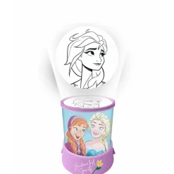 Frozen Led Projector Lamp Roze