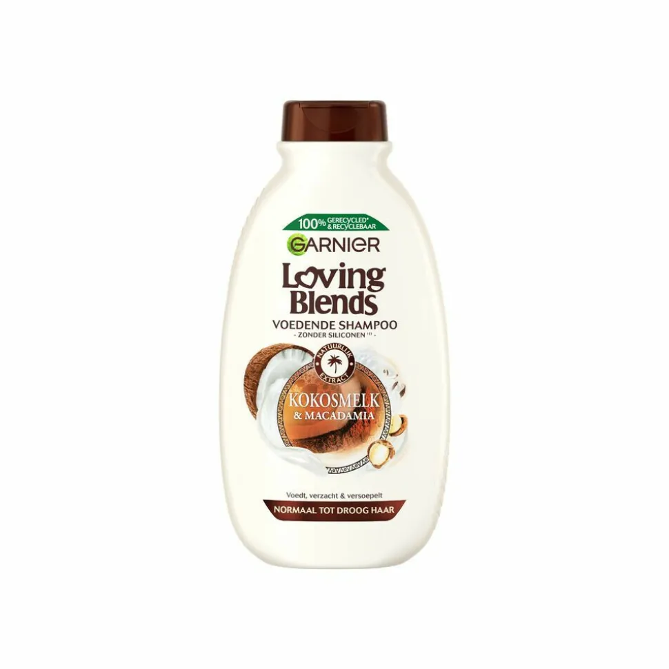 Garnier Loving Blends Kokosmelk en Macadamia Shampoo - 2x 300 ml & Conditioner 2x 250 ml - Pakket