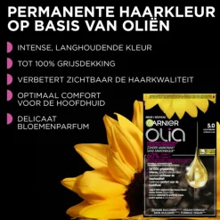 Garnier Olia Permanente Crèmekleuring 4.15 Kastanje Middenbruin