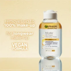 Garnier SkinActive Argan Olie Micellair Reinigingswater Reisformaat 100 ml