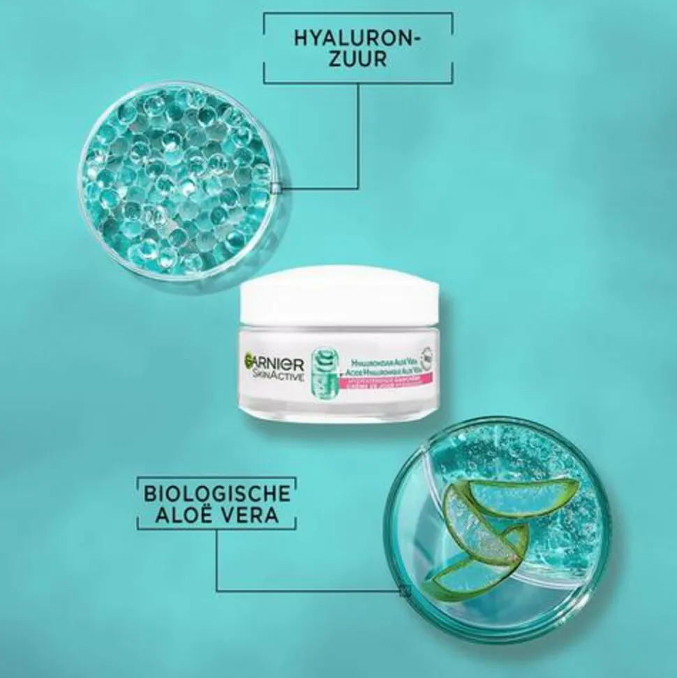 Garnier SkinActive Hyaluronzuur Aloë Vera Hydraterende Dagcrème 50 ml
