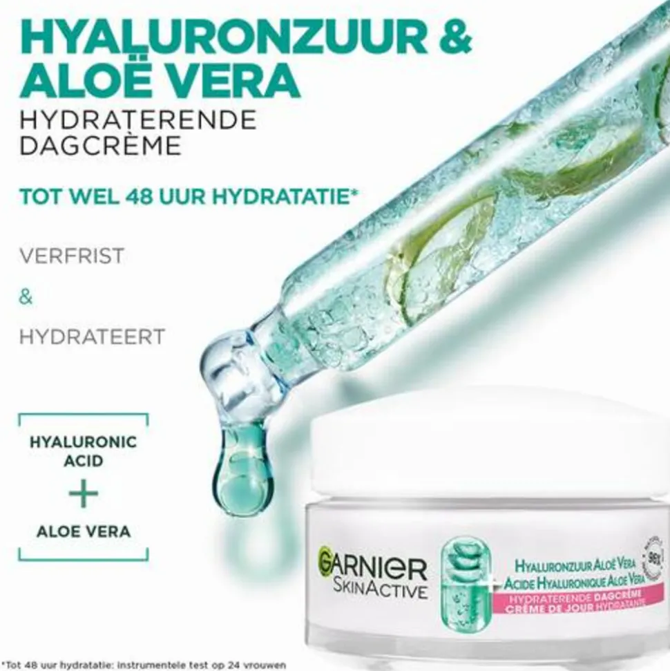 Garnier SkinActive Hyaluronzuur Aloë Vera Hydraterende Dagcrème 50 ml