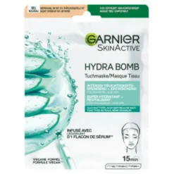 Garnier SkinActive Hyaluronzuur Aloë Vera Tissue Gezichtsmasker