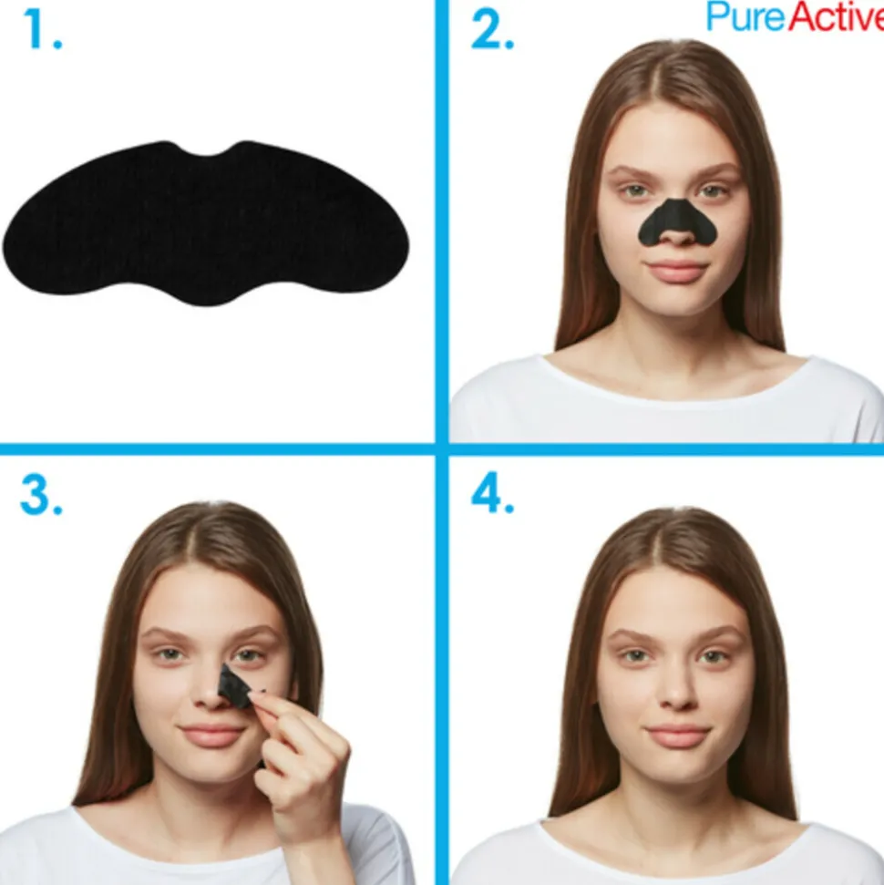 Garnier SkinActive Pure Active Charcoal Neusstrips 4 stuks