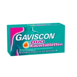 Gaviscon Duo Kauwtabletten 24 stuks