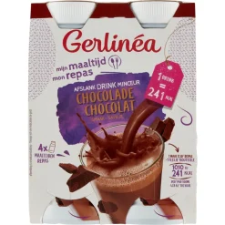 Gerlinea Mijn Maaltijd Afslank Drink Chocolade 4 x 236 ml