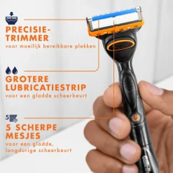Gillette Scheermesjes Fusion 5 Power 12 stuks