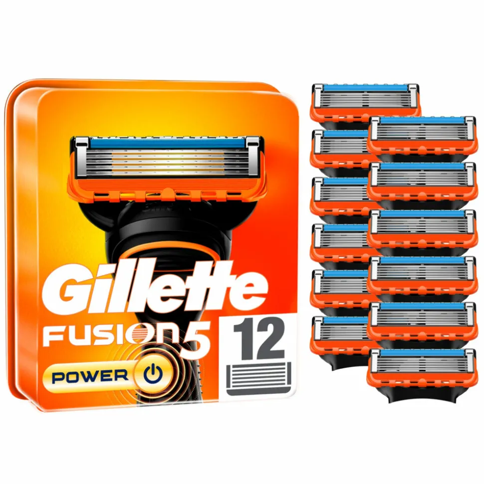 Gillette Scheermesjes Fusion 5 Power 12 stuks