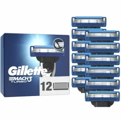 Gillette Scheermesjes Mach3 Turbo 12 stuks