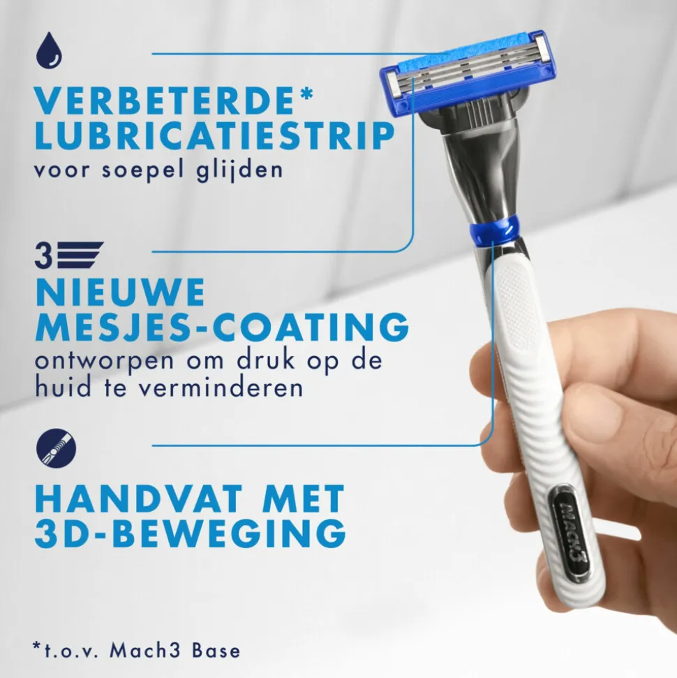 Gillette Scheermesjes Mach3 Turbo 12 stuks