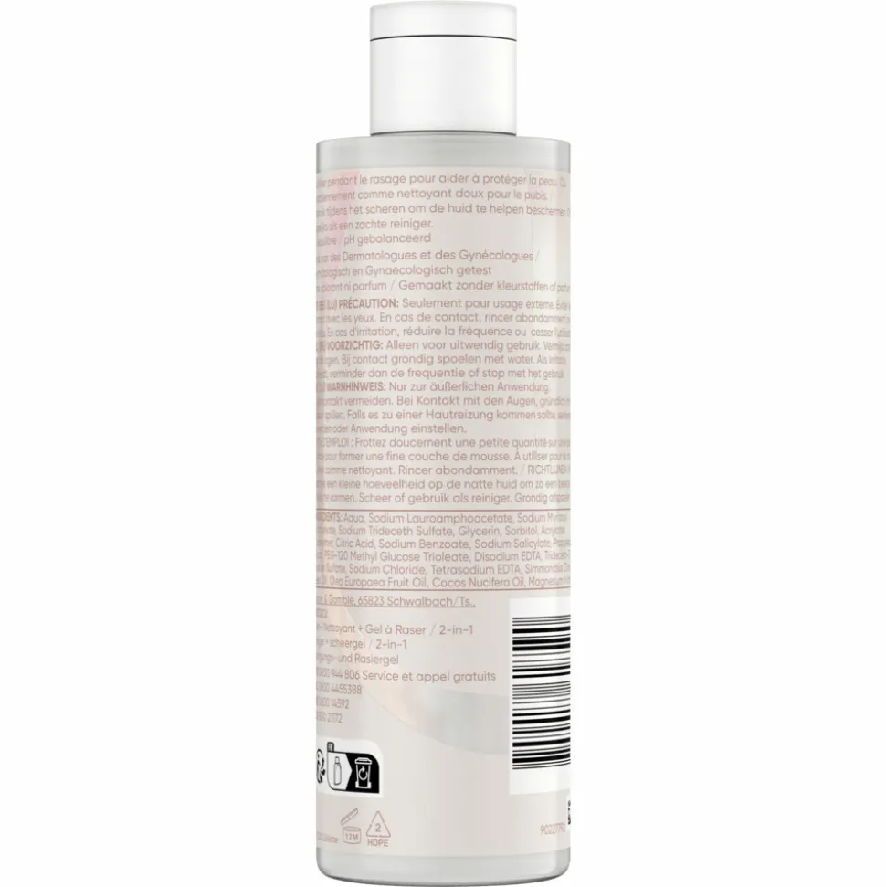 Gillette Venus Satin Care 2-In-1 Reiniger en Scheergel 190 ml