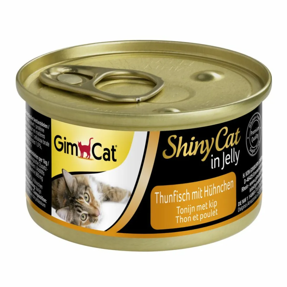 GimCat ShinyCat in Jelly Tonijn & Kip 70 gr