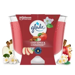 Glade Geurkaars Apple & Cinnamon 100% Raapzaadwax 204 gr