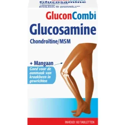 Glucon Combi Glucosamine Chondroïtine/MSN + Mangaan 60 tabletten