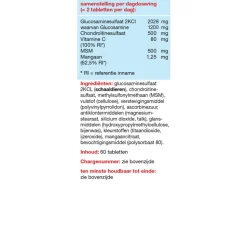 Glucon Combi Glucosamine Chondroïtine/MSN + Mangaan 60 tabletten