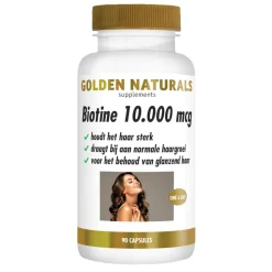 Golden Naturals Biotine 10.000mcg 90 vegacapsules