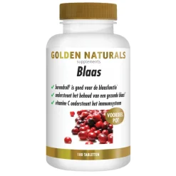 Golden Naturals Blaas Vegan 180 tabletten