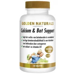 Golden Naturals Calcium & Bot Support Vegan 180 tabletten