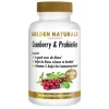 Golden Naturals Cranberry & Probiotica Maagsapresistent 180 vegacapsules