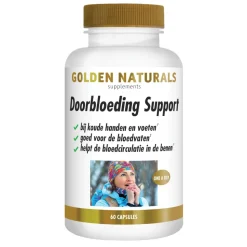 Golden Naturals Doorbloeding Support 60 vegacapsules
