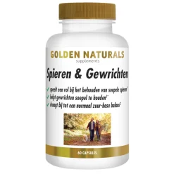 Golden Naturals Spieren & Gewrichten 60 capsules