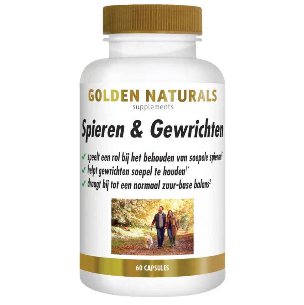 Golden Naturals Spieren & Gewrichten 60 capsules