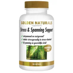 Golden Naturals Stress & Spanning Support 180 vegacapsules