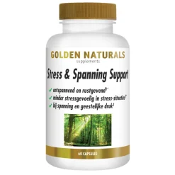 Golden Naturals Stress & Spanning Support 60 vegacapsules