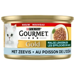 Gourmet Gold Blik Malse Lekkernijen Zeevis 85 gr