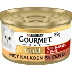 Gourmet Gold Fijne Hapjes Kalkoen - eend 85 gr