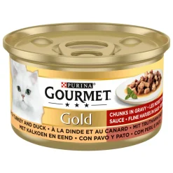 Gourmet Gold Fijne Hapjes Kalkoen - eend 85 gr