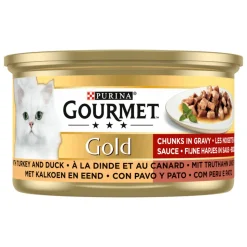 Gourmet Gold Fijne Hapjes Kalkoen - eend 85 gr
