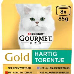Gourmet Gold Hartig Torentje 8 x 85 gr