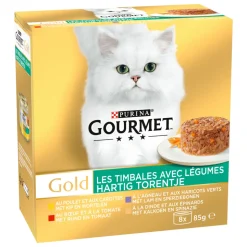 Gourmet Gold Hartig Torentje 8 x 85 gr