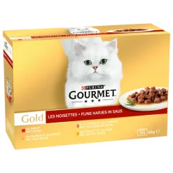 Gourmet Gold Multipack Fijne Hapjes Rood 12 x 85 gr