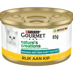 Gourmet Nature's Creations Blik Mousse met Saus Kip 85 gr