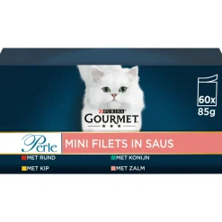 Gourmet Perle Mini Filets Multipack Vlees - Vis 60 x 85 gr