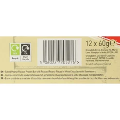 Grenade Protein Bars White Chocolate Salted Peanut 12 x 60 gr