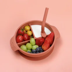 Haakaa Dinerbord Terra Cotta