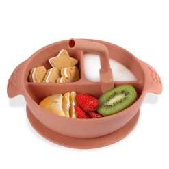 Haakaa Dinerbord Terra Cotta