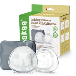 Haakaa Lekschalen Ladybugs Medisch Siliconen 75 ml 2 stuks