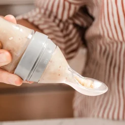 Haakaa Zuigfles Squeeze met lepel