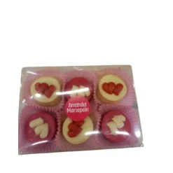 Hamlet Marsepijn Petit Four + Hartje 6 stuks