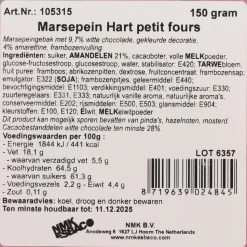 Hamlet Marsepijn Petit Four + Hartje 6 stuks