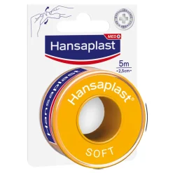 Hansaplast Hechtpleister Soft 5 m x 2,5 cm