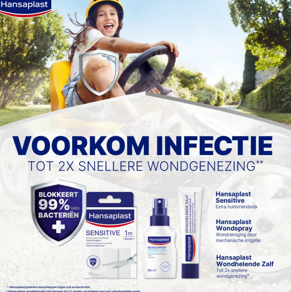 Hansaplast Sensitive 6 cm