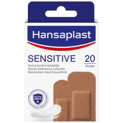 Hansaplast Sensitive Pleister Medium 20 stuks