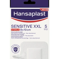 Hansaplast Sensitive Pleisters XXL Steriel 5 stuks