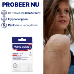 Hansaplast Sensitive XL 5 stuks