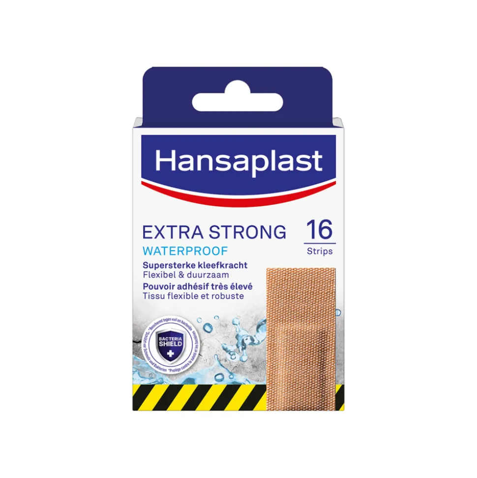 Hansaplast Xtra Strong Waterproof 16 stuks